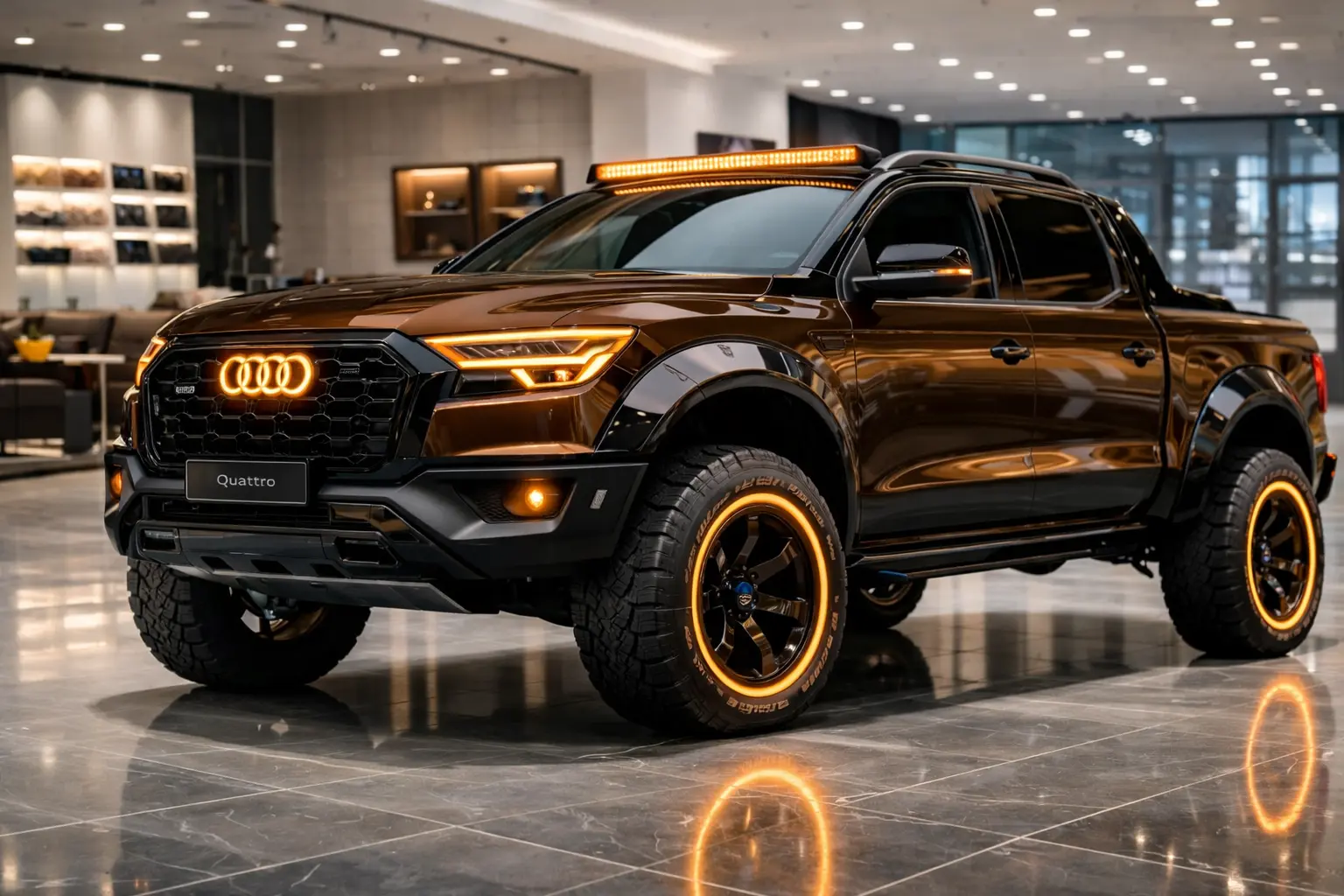 2026 Audi Pickup Truck mit farbenfrohem Design – Ikonische Merkmale machen ihn zum Luxusfahrzeug